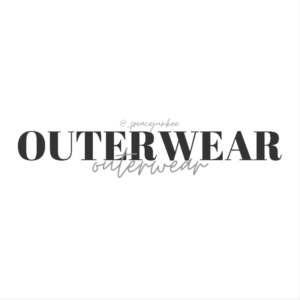 ✨OUTERWEAR✨